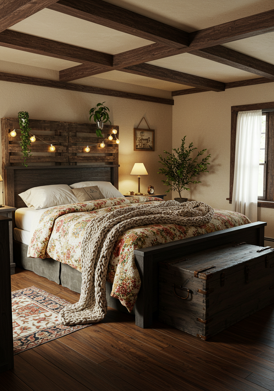 21 Cozy Rustic Bedroom Ideas